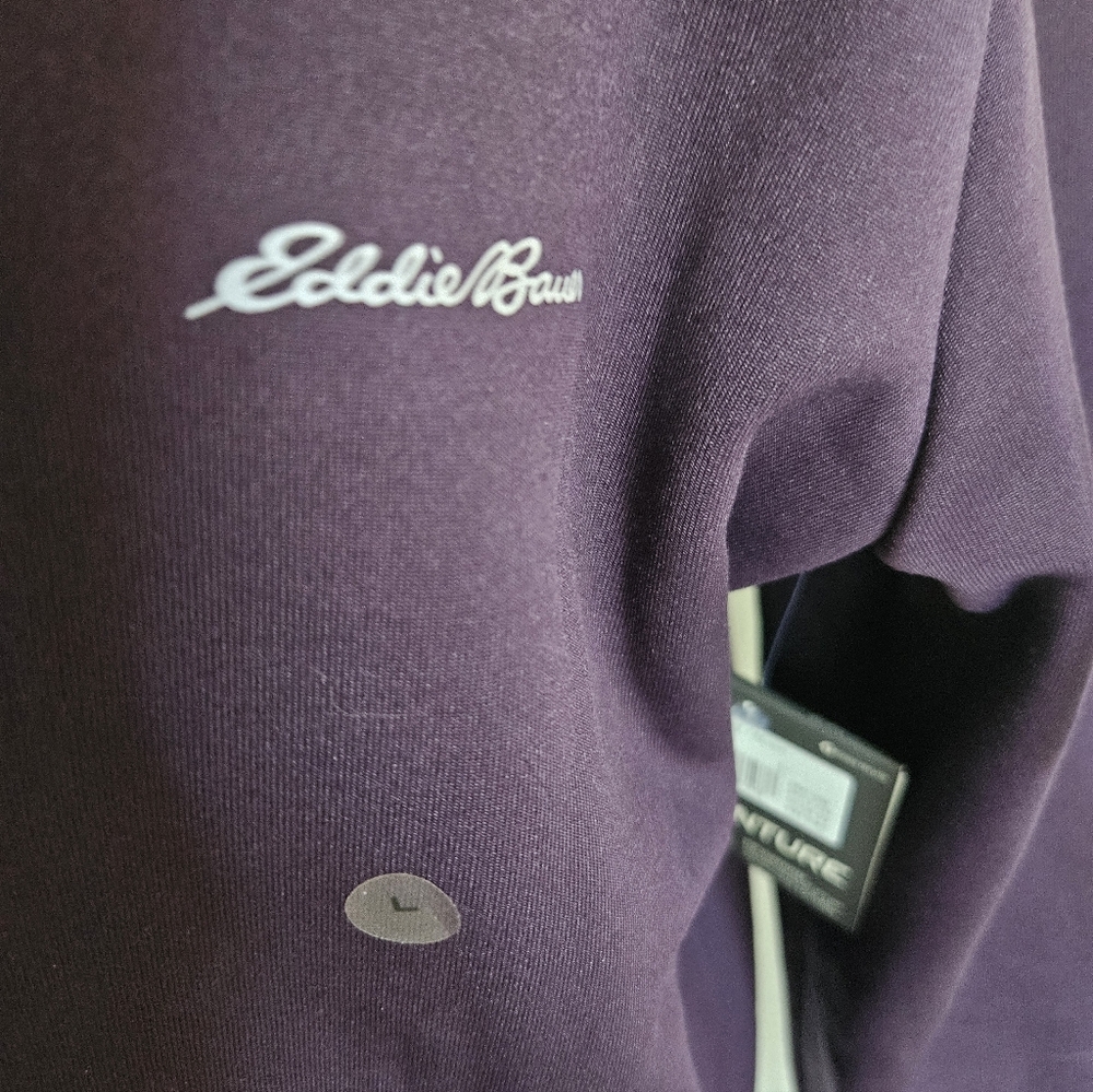 Eddie Bauer Purple Hooded Full-Zip Jacket - Picture 6 of 7